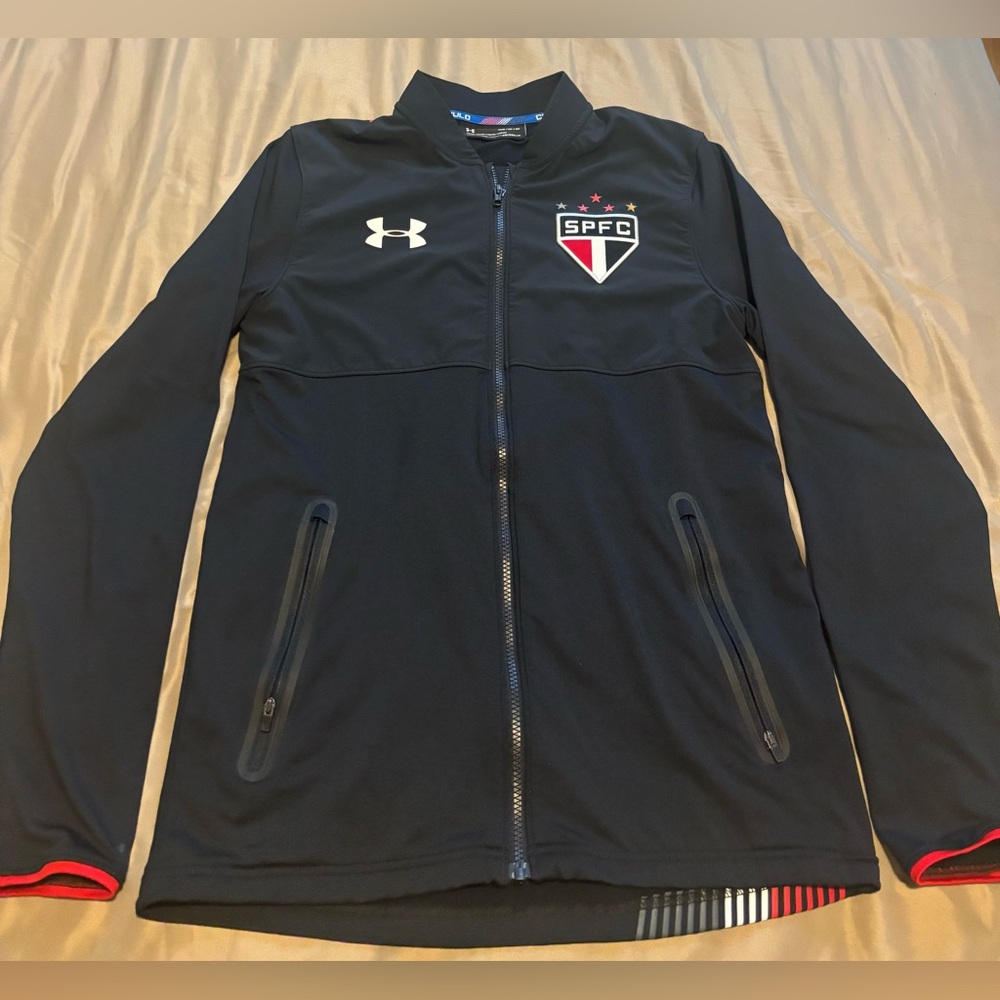 NWOT São Paulo FC Under Armour Brazil Soccer Warmup Jacket Size Medium